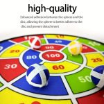 12 Sticky Balls/6 Sticky Balls Dartboard Set Indoor Outdoor Toys Parent- Interactive Birthday Gift Party Game Supplies - Image 4