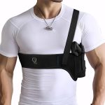 Quick Pull Shoulder Holster, Belly Band Holster For Concealed Carry Men/Women Universal, Fit 9mm, Compact, G-serise, LCP, LC9, Sig P365 Etc