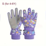 1 Pair of Winter Ski Gloves, Boys Warm Gloves Plus Velvet Warm Snow Play Girls Winter, Suitable for Children 4-13 Years Old - Image 9