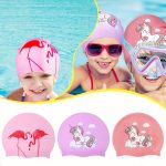 Silicone Waterproof Swimming Cap, Cute Cartoon Swimming Cap, Suitable for Long Hair, Girls And Boys, Kids Swimming Cap - Image 6