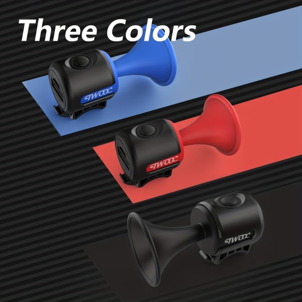 120 DB Safety Electric Bicycle TWOOC Electric Bike Horn, Sounds Alarm Bell - Image 4