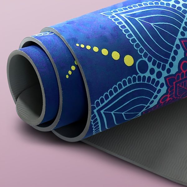 Printed TPE Yoga Mat, 1pc, 68cm X 183cm X 8mm - Image 2
