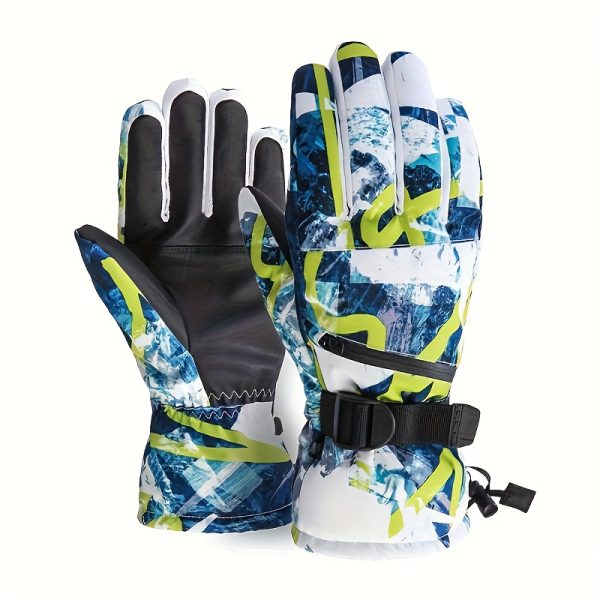 A Pair of Premium Winter Gloves for Men And Women, Designed for Professional Skiing And Outdoor Cycling, Providing Warmth for Winter Biking. These Couple Gloves Make a Great Holiday Gift for Parents, Suitable for Halloween, New Year - Image 7