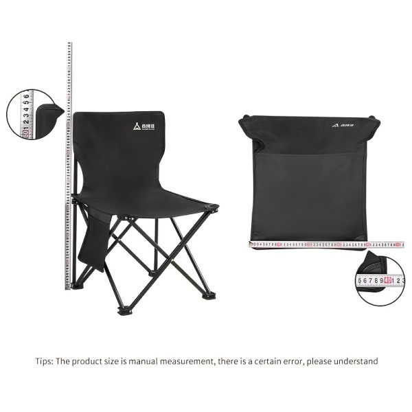 Suncojia Outdoor Portable Folding Chair with Backrest, Suitable for Fishing, Camping, And Sketching. - Image 3