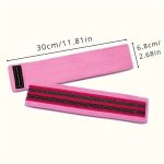 1pc of Non-Slip Yoga Resistance Band, Fitness Stretching Rope, Ideal for Hip Lifting, Squats, Bodybuilding, And Strength Training - Image 4