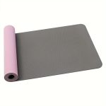 Extra Thick 1/3" Dual-Sided Non-Slip Yoga Mat - Professional TPE, Ideal for Yoga, Pilates & Floor Workouts - Image 4