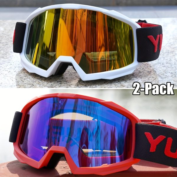 2-Pack Trendy Ski Goggles Ultra Lightweight High Cost-Effective - Image 5