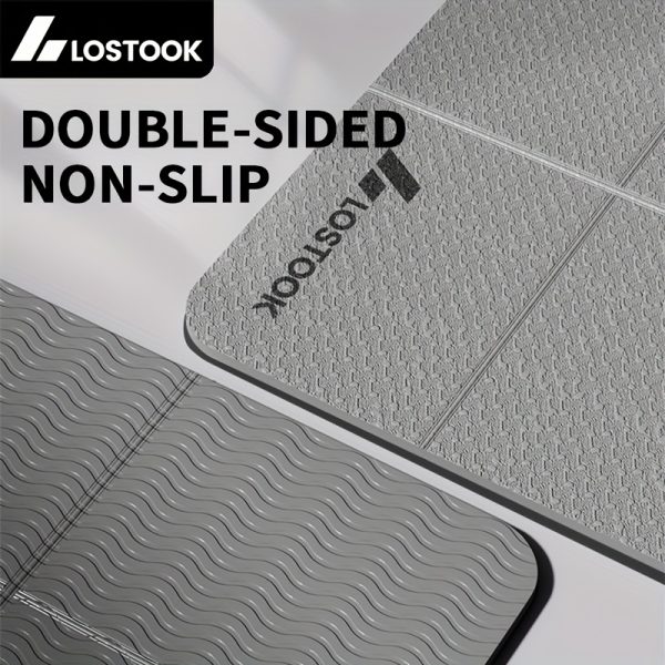 The Lostook Foldable Yoga Mat Made of TPE Is Non-Slip And Waterproof, Suitable for Yoga, Pilates, And Fitness Training - Image 2