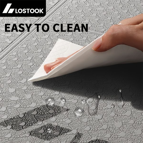 The Lostook Foldable Yoga Mat Made of TPE Is Non-Slip And Waterproof, Suitable for Yoga, Pilates, And Fitness Training - Image 7