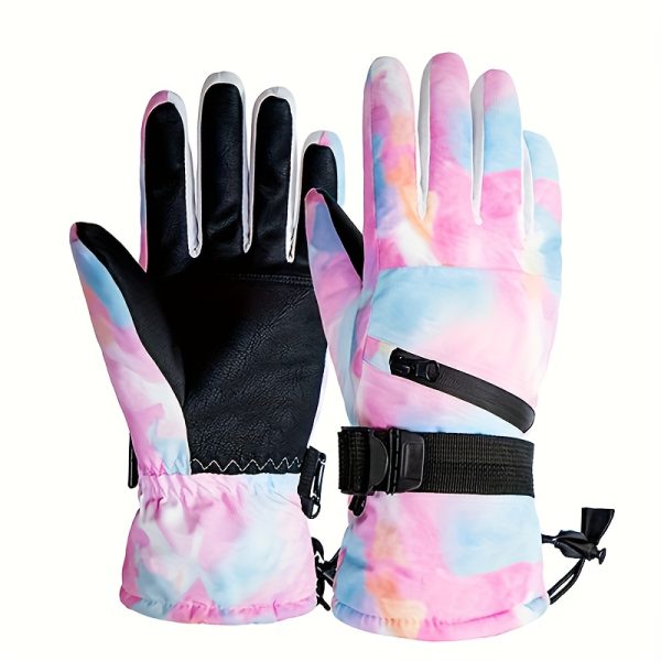 A Pair of Premium Winter Gloves for Men And Women, Designed for Professional Skiing And Outdoor Cycling, Providing Warmth for Winter Biking. These Couple Gloves Make a Great Holiday Gift for Parents, Suitable for Halloween, New Year - Image 11