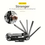 11-in-1 Multi-Function Bicycle Repair Kit, Mountain Bike Wrench, Screwdriver, Chain Hex Spoke, Bicycle Tools, Bike Repair Tool Set - Image 12