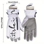 Winter skiing gloves, warm snow gloves, thick and fashionable, suitable for both men and women in outdoor sports, with pockets that are not afraid of rain and snow, easy to clean, high-quality skiing equipment, reinforced stitching - Image 2