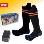 Socks with Three Temperature Settings, Perfect for Keeping Your Feet Warm While Fishing, Skiing, Hiking, Or Camping in Winter, Equipped with a 4000Mah Battery, an Ideal Winter Gift. - Image 9