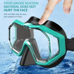 1pc Tri-Fin PC Lens Panoramic Wide Angle Adult Silicone Snorkeling Mask, Swimming Goggles, Leakproof, Easy Adjustment, Suitable for Snorkeling and Swimming Training - Image 5