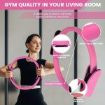 This 13pcs Strength Training Set Made of PP Material Is Suitable for Home Workouts, Featuring a 9.8-Inch Pilates Ball, a 12-Inch Yoga Ring, And Resistance Bands, Designed for Women - Image 4