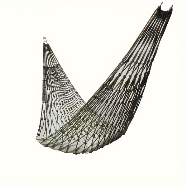 Outdoor Sports Hammock, Camping Hammock with Nylon Ropes And Hooks, Suitable for Gardens, Beaches, Patios, And Travel. - Image 3
