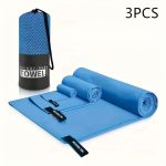 Ultra-Fine Fiber Sports Towel - Super Absorbent, Soft & Light -Friendly, Compact Travel Towel for Swimming, Beach, Gym - Quick-Dry, Hand Wash Only, Modern Design, Perfect for Outdoor Activities, Beach Towel, Sleek Towel Design, Quickdry Fabric - Image 11