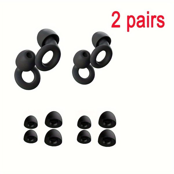 Sleep Swimming Earplugs, Suitable for Swimming, Sleeping, Studying, Concerts, Traveling, And Working. Durable And Comfortable, These Reusable Soft Silicone Earplugs. - Image 7