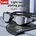 1pc of Adult Electroplated Swimming Goggles with High-definition Anti-fog and Ultra-wide-angle Vision Design