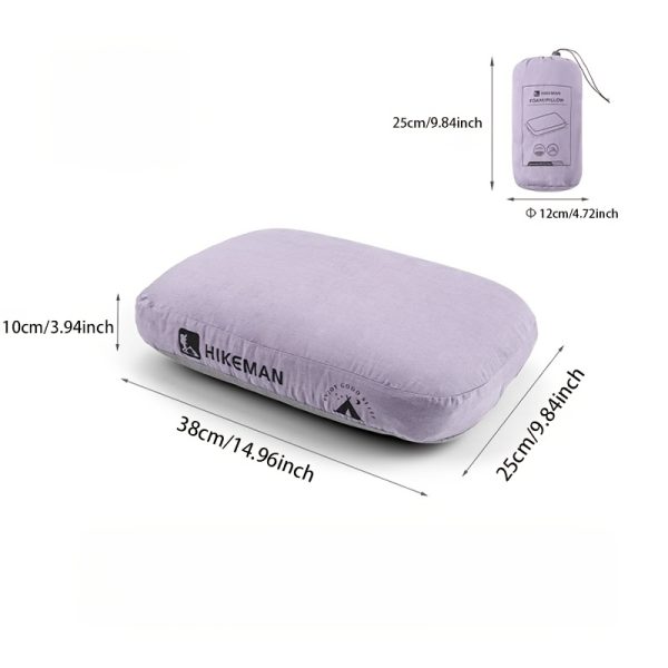 [Memory Foam Pillow] Memory Foam Outdoor Camping Pillow | A Single Pillow Available in Four Colors, Portable Neck Support, Suitable for Camping And Travel - Making It an Ideal Gift Choice - Image 7