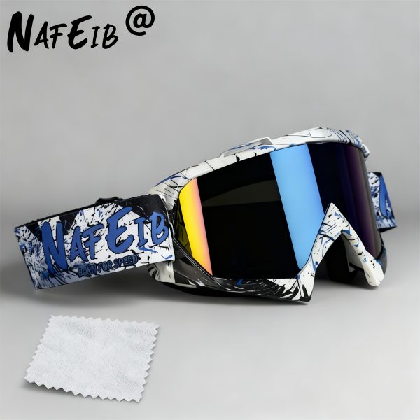 NAFEIB Adjustable Anti-Fog Ski Goggles for Adults - Made from TPU Material, Featuring a Random Design, Perfect for Snowboarding, Skating, And Outdoor Skiing. These Durable Ski Goggles Are Great for Everyday Use And Make an Excellent Gift for Special - Image 3