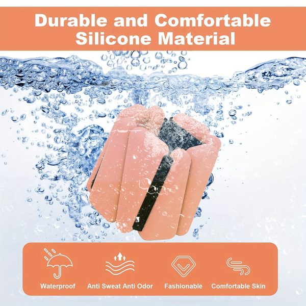 Adjustable Weighted Bracelet with Weights - Hook & Loop Closure for Yoga, Weighted Training, Balance Exercises Suitable for, Strength Training, Washable & (Multi-Color Options) - Image 8