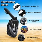 Full Face Snorkeling Mask with Panoramic View, Safe Breathing, Anti-Fog, Anti-Leakage And Camera Retention-Perfect for Adults And Swimmers Alike - Image 8