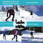 Mini Ski Skates - All-Terrain Snow Skating & Skiing Shoes with Adjustable Binding-Compatible for skateboarding on Snow | Low-Temperature Friction-Resistant Winter Sports Gear | (No Binding Included) | for beginners on Mountains & Urban - Image 6