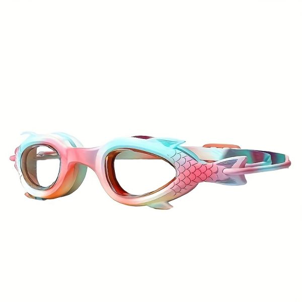 Children's Swimming Goggle and Silicone Cap, Cartoon Design, Anti-fog Clear Vision for Boys and Girls, Professional Water Sports Swimming Equipment - Image 5