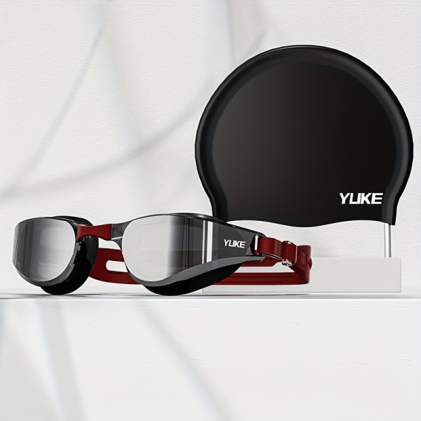 1pc of Adult Electroplated Swimming Goggles with High-definition Anti-fog and Ultra-wide-angle Vision Design - Image 14