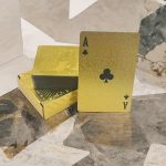 1 Set Matte Golden Dragon PVC Playing Cards - Durable Hardened Deck for Valentine'S Day, Thanksgiving, Christmas, Halloween & New Year Celebrations - Elegant Design with Intricate Patterns, Perfect for Parties & Gatherings, Festive Game Night, Sophisticated Style, Highquality Print, Best for Christmas, Perfect for Thanksgiving - Image 5