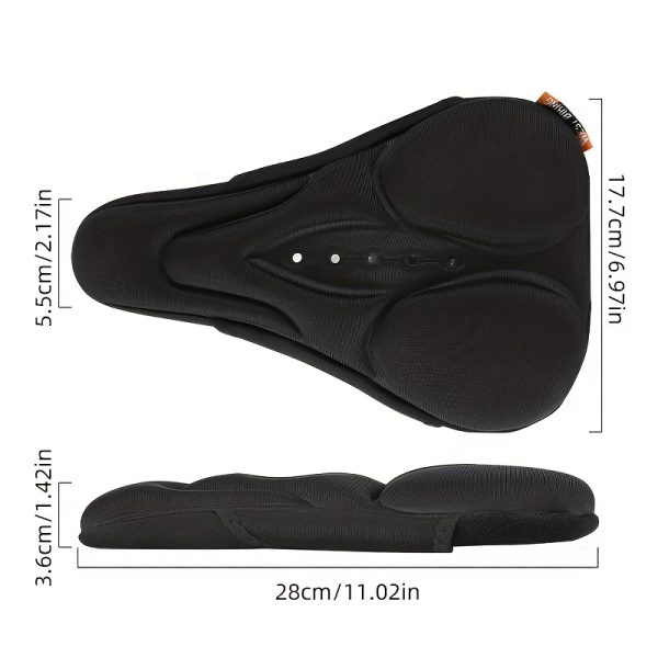 WEST BIKING Bike Saddle Cover Comfortable Breathable Seat Cover Soft Sponge Bike Seat Cushion - Image 2