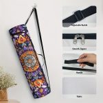 Boho Mandala Flower 1pc Yoga Mat Storage Bag, Single Shoulder Fitness Mat Storage Bag for Women Outdoor Sports - Image 9