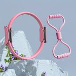 2pcs Set of Pilates Rings Home Exercise Yoga Rings and Tensioner Beauty Essential Sports Set - Image 3