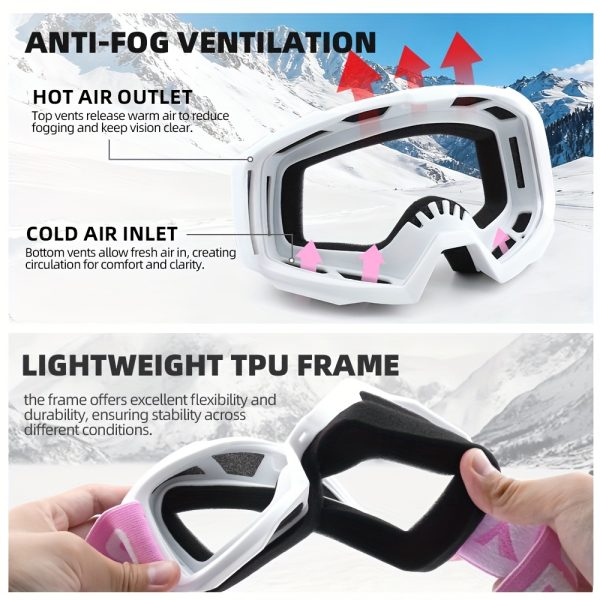 YUEDIO Multi-Sport Glasses - Lightweight- UV Block- for Skiing & Outdoor Adventures - Image 6