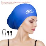 Swimming Cap for Long Hair Swimming Accessories Including Earplugs And Nose Clip - Image 6