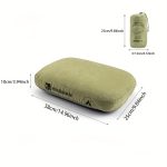 [Memory Foam Pillow] Memory Foam Outdoor Camping Pillow | A Single Pillow Available in Four Colors, Portable Neck Support, Suitable for Camping And Travel - Making It an Ideal Gift Choice - Image 5