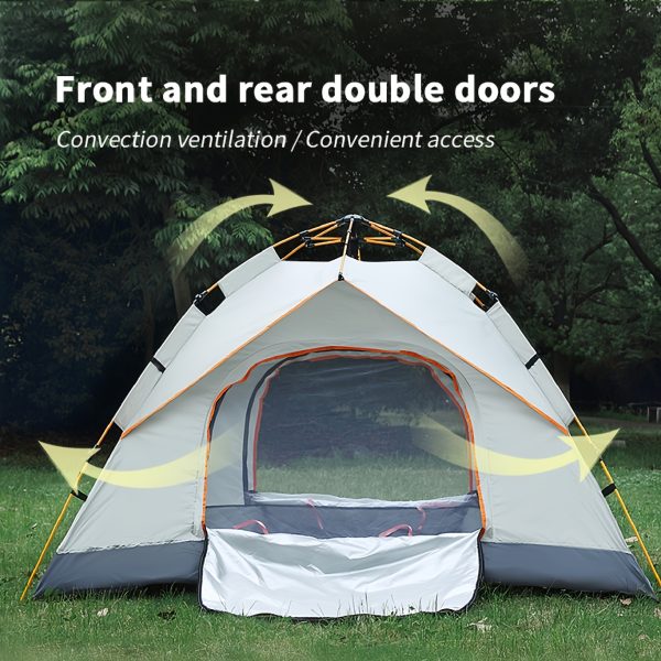 Portable automatic quick-open installation-free family camping tent outdoor hiking tent - Image 11