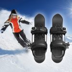 Mini Ski Skates - All-Terrain Snow Skating & Skiing Shoes with Adjustable Binding-Compatible for skateboarding on Snow | Low-Temperature Friction-Resistant Winter Sports Gear | (No Binding Included) | for beginners on Mountains & Urban - Image 8