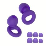 [Silicone Ear Plugs] 4pairs Reusable Soft Ear Plugs Silicone | Earplugs for swimming - Silicone Ear Tips in XS/S/M/L - Image 14