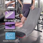1-Pack 1pc Extra Large Sports Mat Towel Suitable for - Quick-Dry Microfiber Gym Towel with Discreet Pocket, Large Workout Mat for, Dumbbell & Equipment, Ideal Fitness Gift for / (Machine Washable)