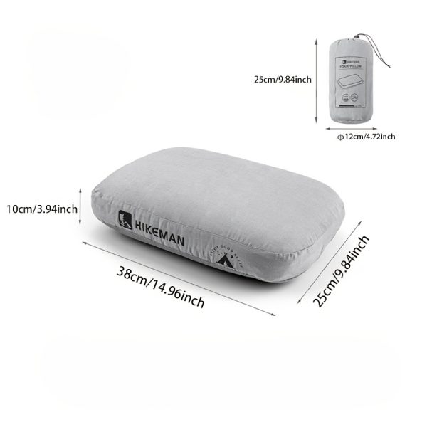 [Memory Foam Pillow] Memory Foam Outdoor Camping Pillow | A Single Pillow Available in Four Colors, Portable Neck Support, Suitable for Camping And Travel - Making It an Ideal Gift Choice - Image 9