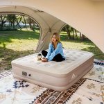 1pc Outdoor Inflatable Bed Sleeping Pad, Camping Tent Automatic Air Mattress for Home Use