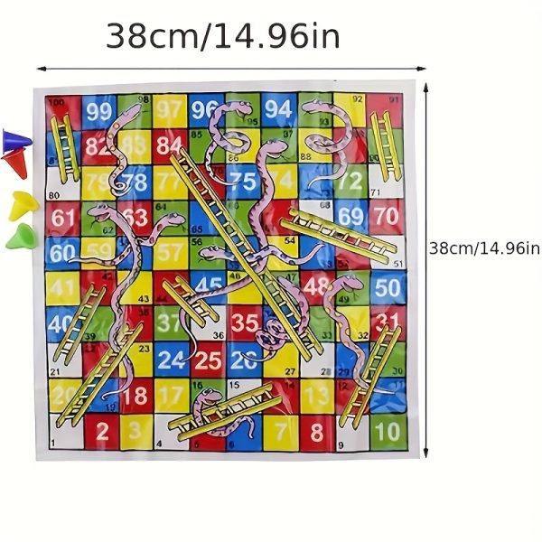 Ideal Birthday Gift - Family Snakes & Ladders Board Game for Bonding & Strategy Skills - Image 4