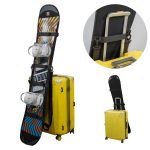 Snowboard Cover | Flexible Knit Material with 4-Way Stretch | Edge Shield And Base Protector | Lightweight And Portable for Travel | Compatible with Most Snowboards - Image 7