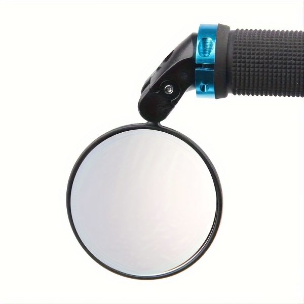 HD Wide-Angle 360° Rotatable Bike Rearview Mirror - 1pc/2pcs Handlebar End Mirrors for Mountain & Road Cycling - Image 10