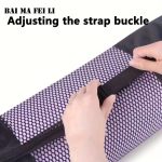 1pc of Breathable Yoga Mat Storage Net Bag, Single-shoulder Fitness Mat Storage Bag - Image 6