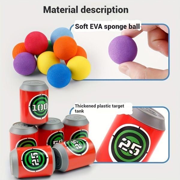A Collection of Interactive Shooting Toys Designed for Boys, Featuring a Touch Jump Cartoon Dartboard And Sticky Balls, Perfect for Indoor Sports And Outdoor Games, Making It an Ideal Birthday Gift. - Image 8