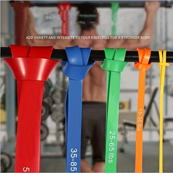 1pc Strength Training Resistance Band, Weighted Exercise Band for Sports, Yoga, and Stretching - Ideal Gift for Christmas and Valentine's Day - Image 7