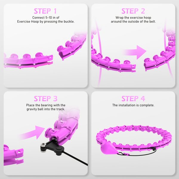 27 Sections Adjustable Weight Ring/Strength Training-Sculpting- Burning in One/Extended Design + Detachable Knot/Home Fitness Essentials - Image 7